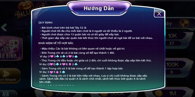 Những thông tin về cách thức chia và xếp bài chi tiết