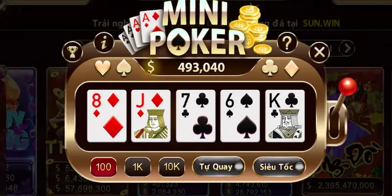 Tìm hiểu về mini poker