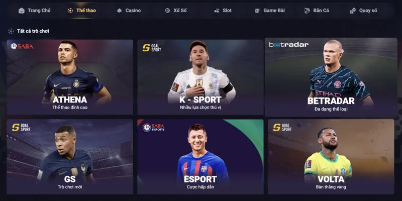 Danh mục chơi của nền tảng